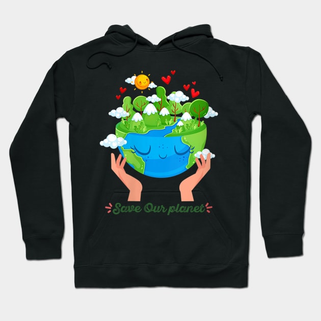 Save our planet Hoodie by sevalyilmazardal